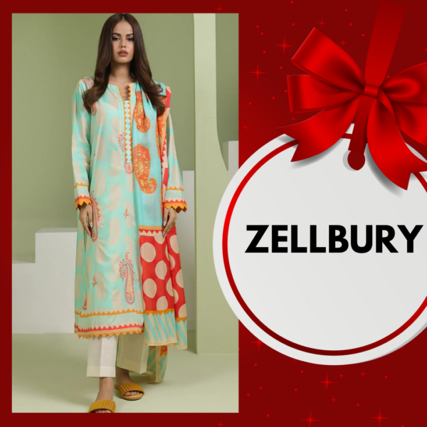 ZELLBURY Embroidered 2pc