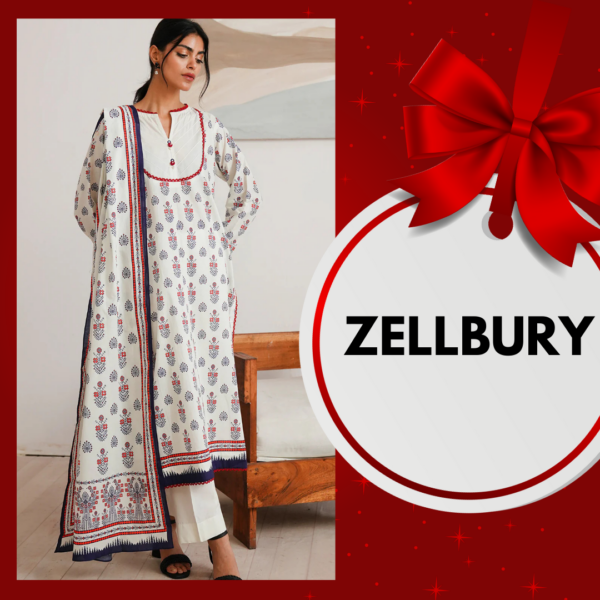 ZELLBURY Printed Cambric 2pc